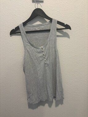 aerie Light Gray Tank Top